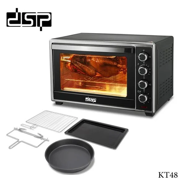 فرن كهربائي دي اس بي سعة 48 لتر – قدره 2000 واط، تحكّم بدرجة الحرارة حتى 250 °م، موديل KT-48