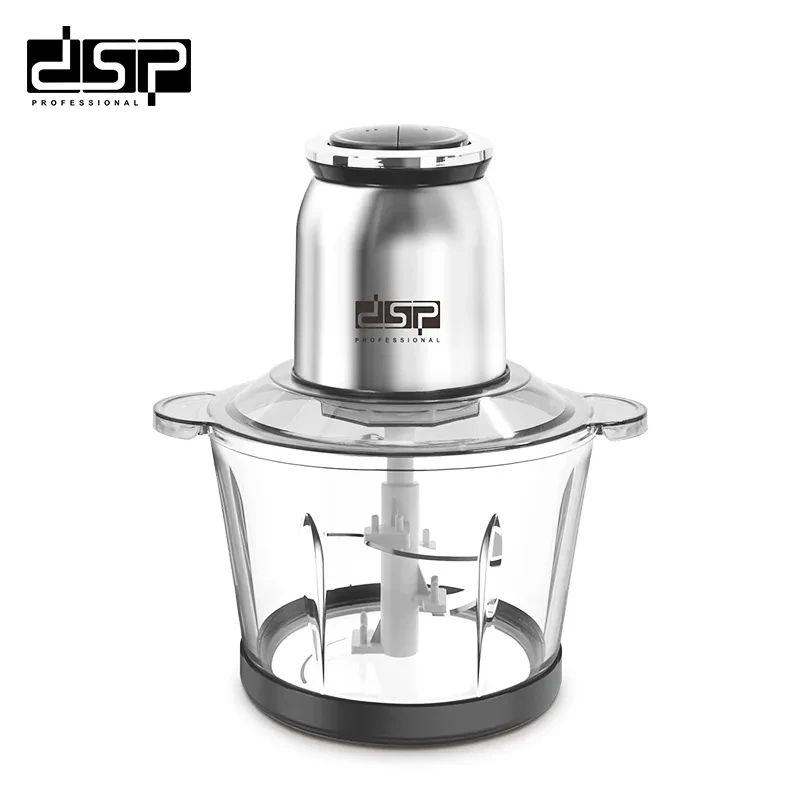طحّانة طعام DSP – سعة 2 لتر، قدرة 250 واط، وعاء زجاجي  KM4102
