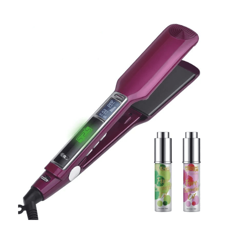 مكواة شعر دي إس بي الاحترافية | قوة 105 واط | ألواح سيراميك متطورة وتحكم رقمي بالحرارة - الموديل 10224