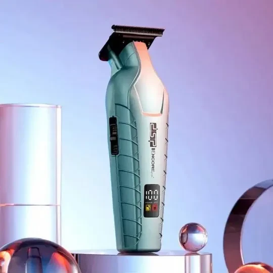 ماكينة حلاقة رجالي DSP 90085 – شفرات واسعة T-Wide، محرك 7000 دورة/دقيقة، شاشة LED، شحن USB