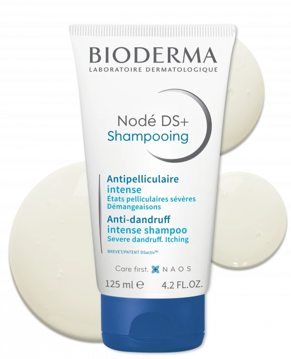 بيوديرما نود دي إس بلس شامبو مُكثف ومنقّي لعلاج القشرة العنيدة وفروة الرأس الدهنية والمتهيجة - 125 مل