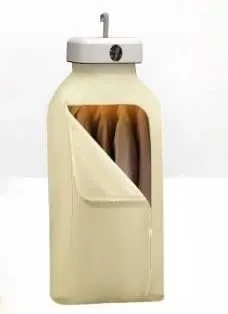 ماكينة تجفيف الملابس المحمولة DSP KD6026 – قدرة 600 واط، تصميم قابل للطي، تعقيم بالأشعة فوق البنفسجية