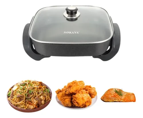 مقلاة / شواية كهربائية سوكاني – 30 سم، قدرة 1500 واط، سطح غير لاصق 2005-SK