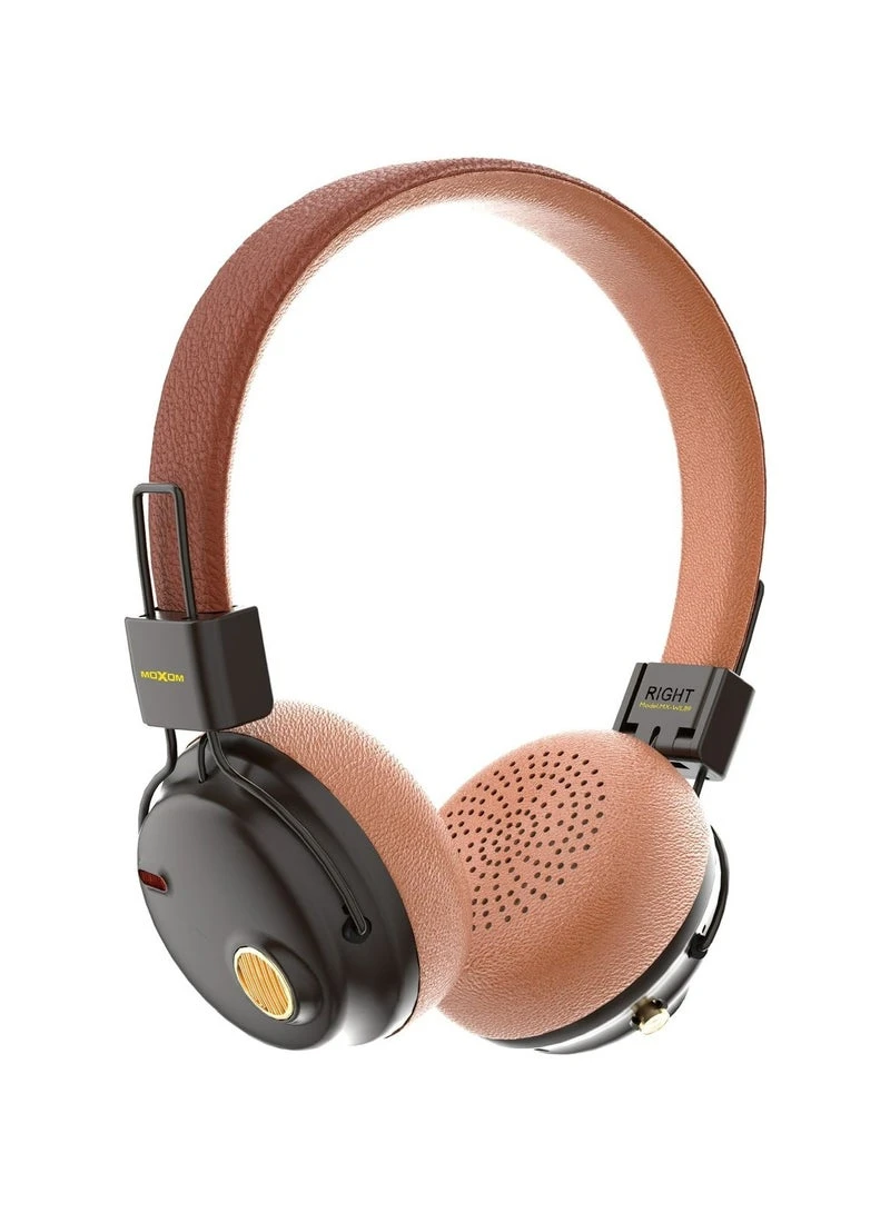 سماعة رأس موكسوم اللاسلكية | صوت ستيريو عالي النقاء وتصميم خفيف الوزن | وسائد أذن مريحة للموسيقى والمكالمات - موديل MX-WL89