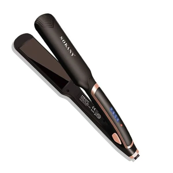 مملّس شعر سوكاني  – ألواح سيراميك مزدوجة + إعداد حرارة حتى 750°F، تسخين سريع وتصفيف احترافي SK-966