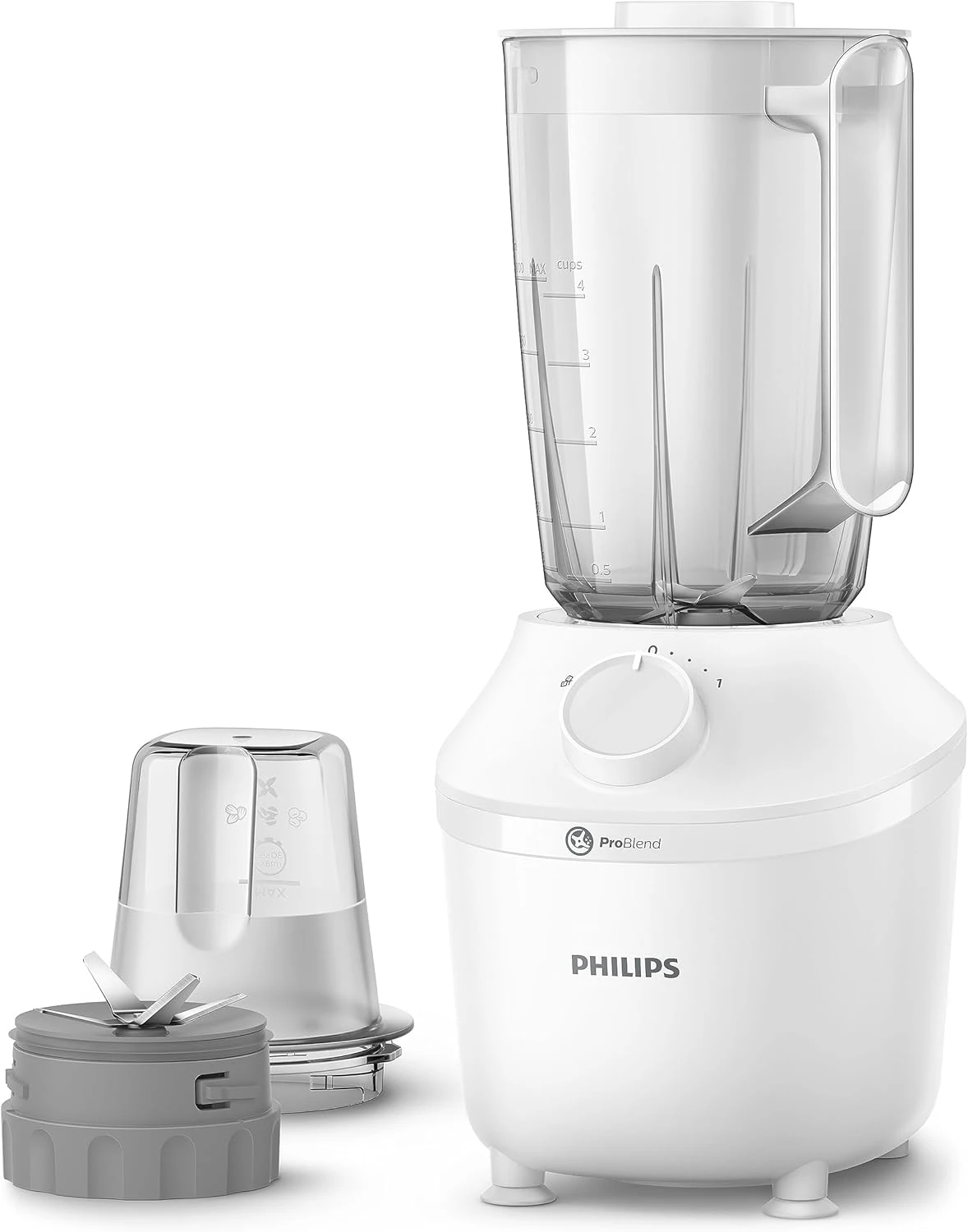 خلاط فيليبس | 450 واط  | سعة 1.9 لتر، بلاستيك و حماية حرارية للموتور | HR2041/10