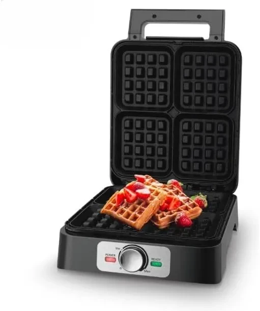 صانعة وافل DSP KC1337 – 4 شرائح، قدرة 1600 واط، ألواح غير لاصقة