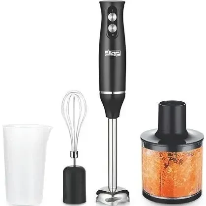 عصّارة/خلاط يدوي DSP KM1193 – محرك نحاسي، 1500 واط، 10 سرعات