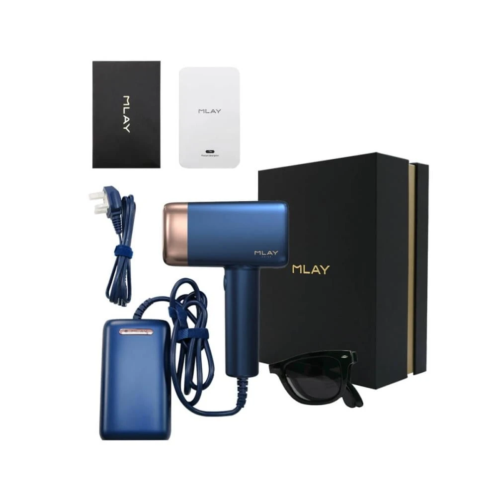 جهاز ليزر ملاي T14 – ثلاث عدسات بتقنية التبريد، 500,000 ومضة، شاشة رقمية وعدة استخدامات