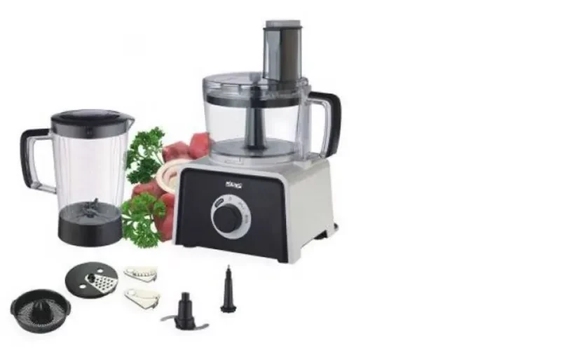 دي اس بي محضر طعام 7 في 1 بقدرة 600 واط مع قفل امان مزدوج للحماية ، سعة 1.5 لتر،خلاط + فرم + آب عصير KJ3002