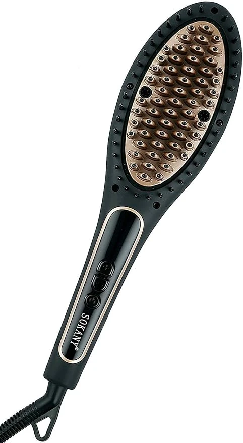 فرشاة تمليس وتجفيف الشعر سوكاني – 55 وات تقنية الأيونات، ألواح سيراميك، تحكم بدرجة الحرارة SK-1030I-BR