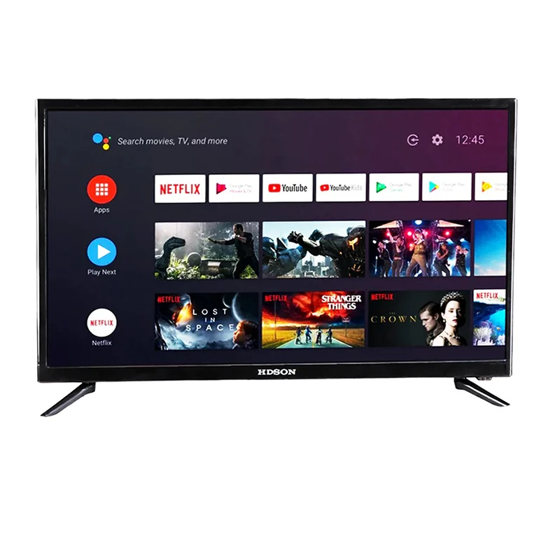 تلفزيون هدسون 32 بوصة HD ذكي LED | استهلاك فائق 35 واط | شاشة ضد الكسر و Android 13 | ذاكرة 512MB/8GB - موديل HLD-P32HSW-4G